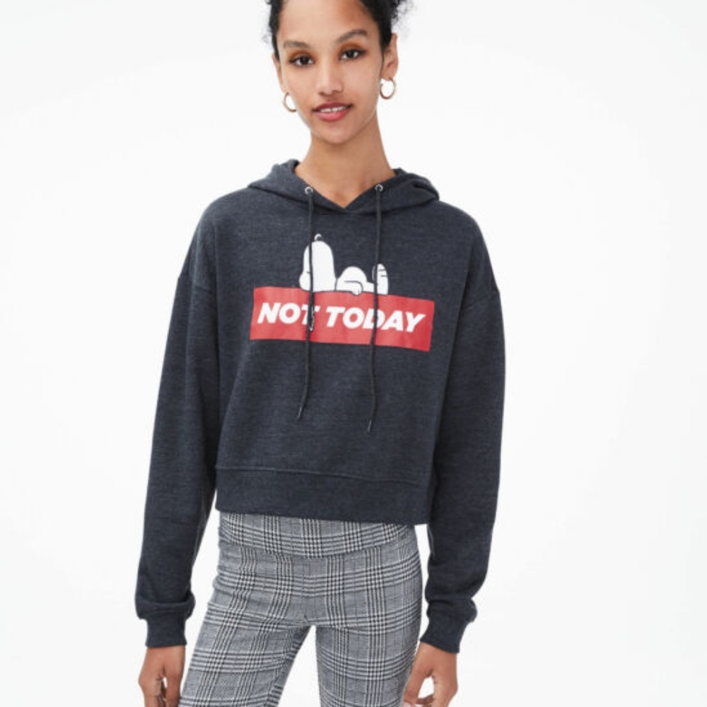 Snoopy Not Today Pullover Hoodie